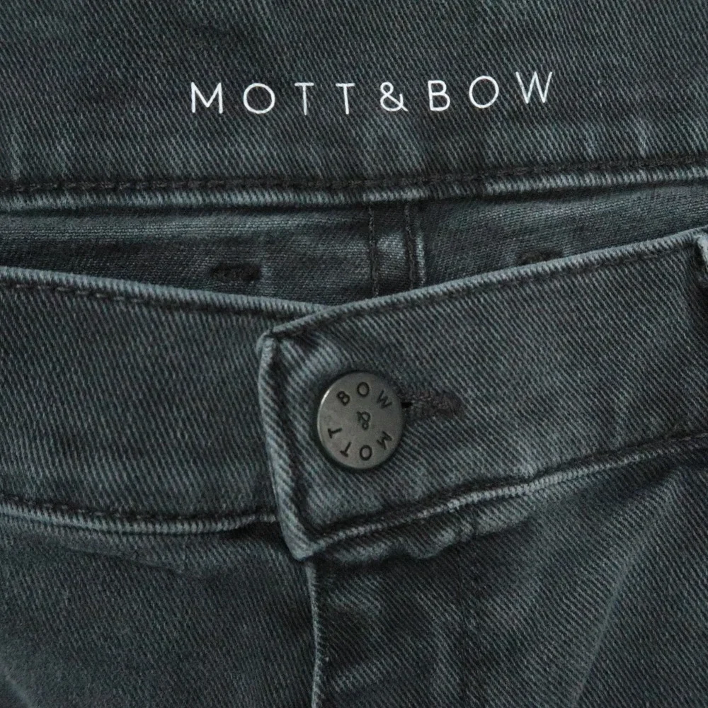 Mott & Bow Jeans Mens 36x32 Gray Crosby Straight Fit 5 Pocket Denim
